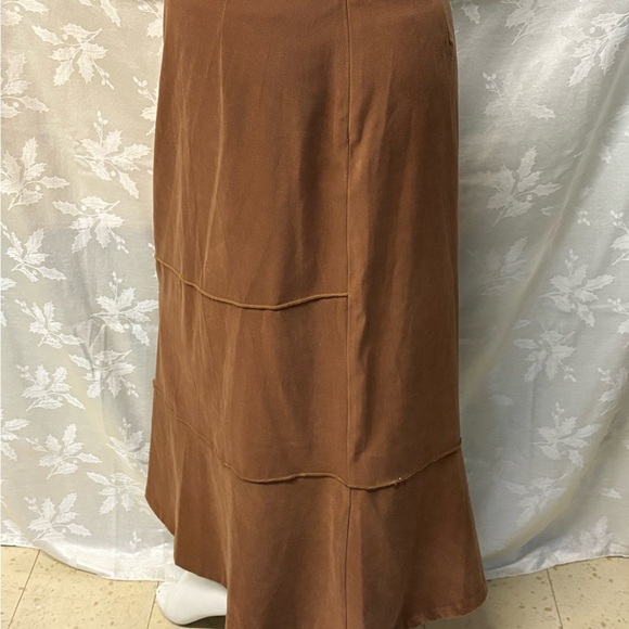 Vintage Patchwork W.L. Sportswear Suede Skirt - Picture 3 of 6